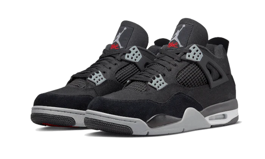 Air Jordan 4 Black Canvas