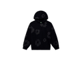 Denim Tears Cotton Wreath Hoodie Black Monochrome
