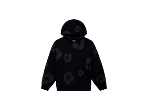 Denim Tears Cotton Wreath Hoodie Black Monochrome