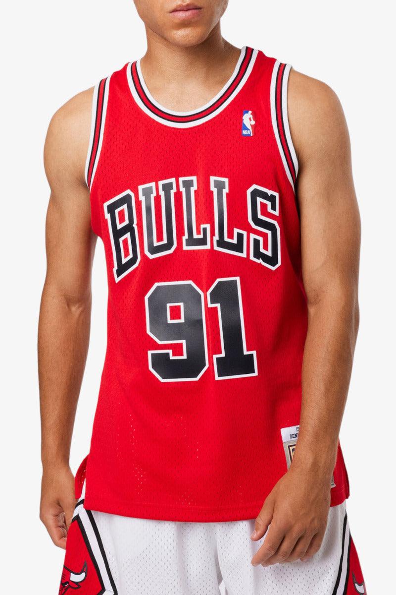 Mitchell & Ness Swingman Jersey Chicago Bulls 1997-98 Dennis Rodman Red