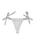 Bas de bikini de luxe blanc