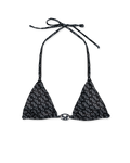 Haut de bikini de luxe noir