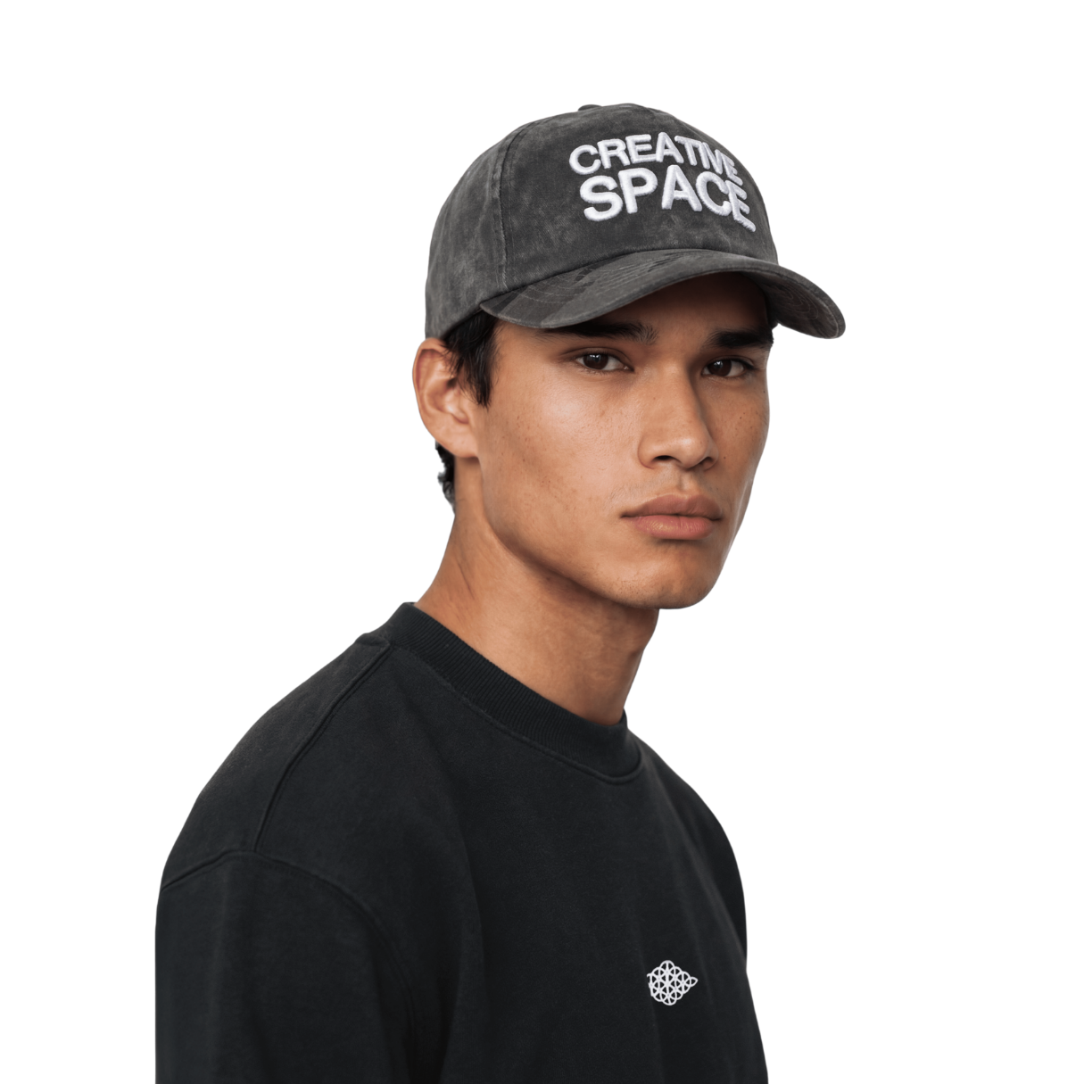 Casquette Creative Space camouflage noir