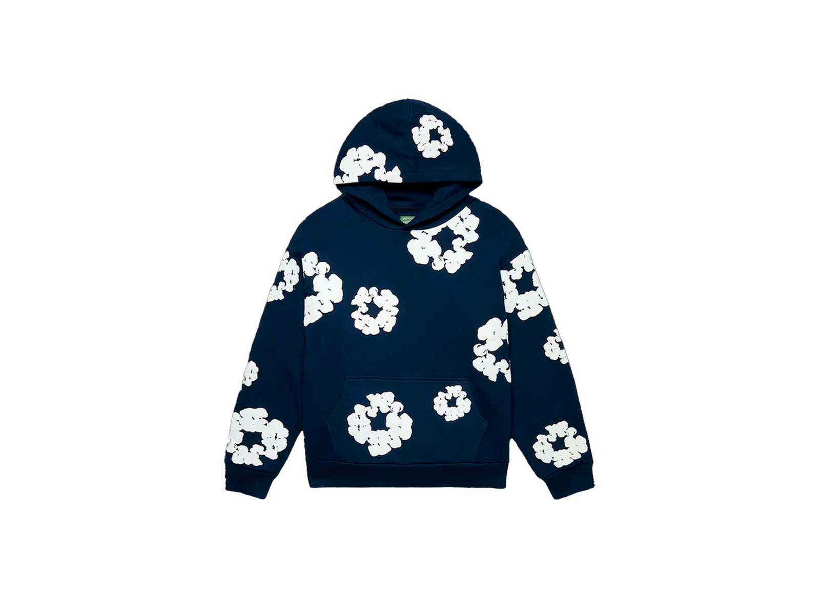 Denim Tears Cotton Wreath Hoodie Navy