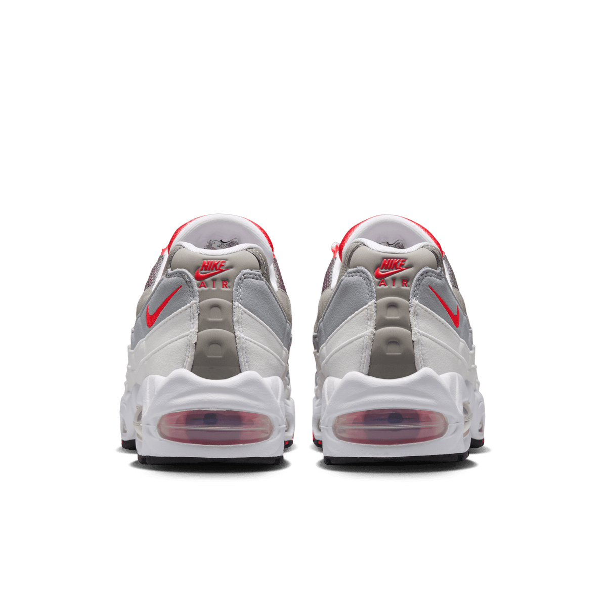 Nike Air Max 95 OG Big Bubble White Light Crimson (Women's) 5