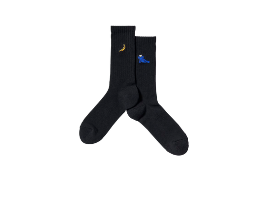 KAWS x Uniqlo Warhol 473504 Socks Black