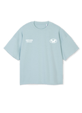 T-shirt membre de la famille bleu clair