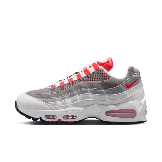 Nike Air Max 95 OG Big Bubble White Light Crimson (Women's)