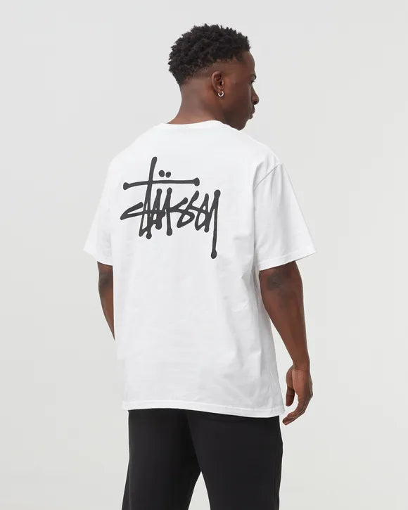 T-shirt basique Stussy blanc