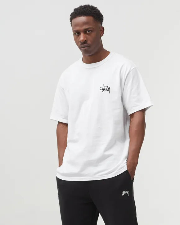 T-shirt basique Stussy blanc
