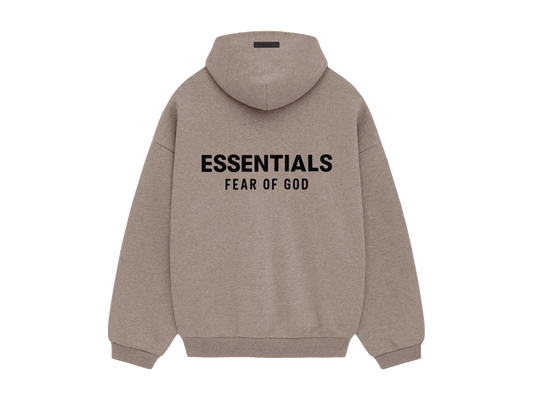 Fear of God Essentials Heather Grey Fleece Hoodie