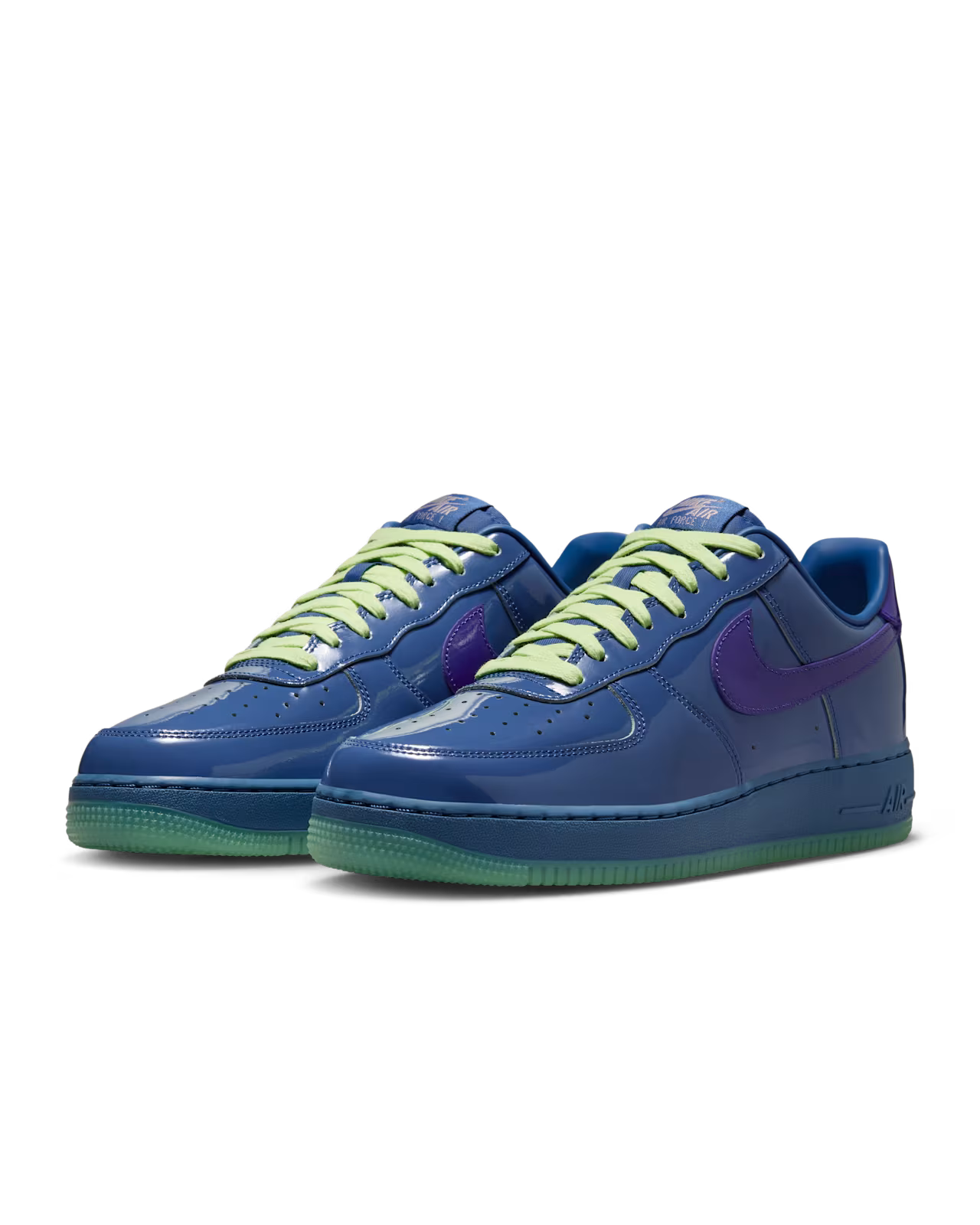 Air Force 1 Low Patent Leather Mystic Navy Grape Ice