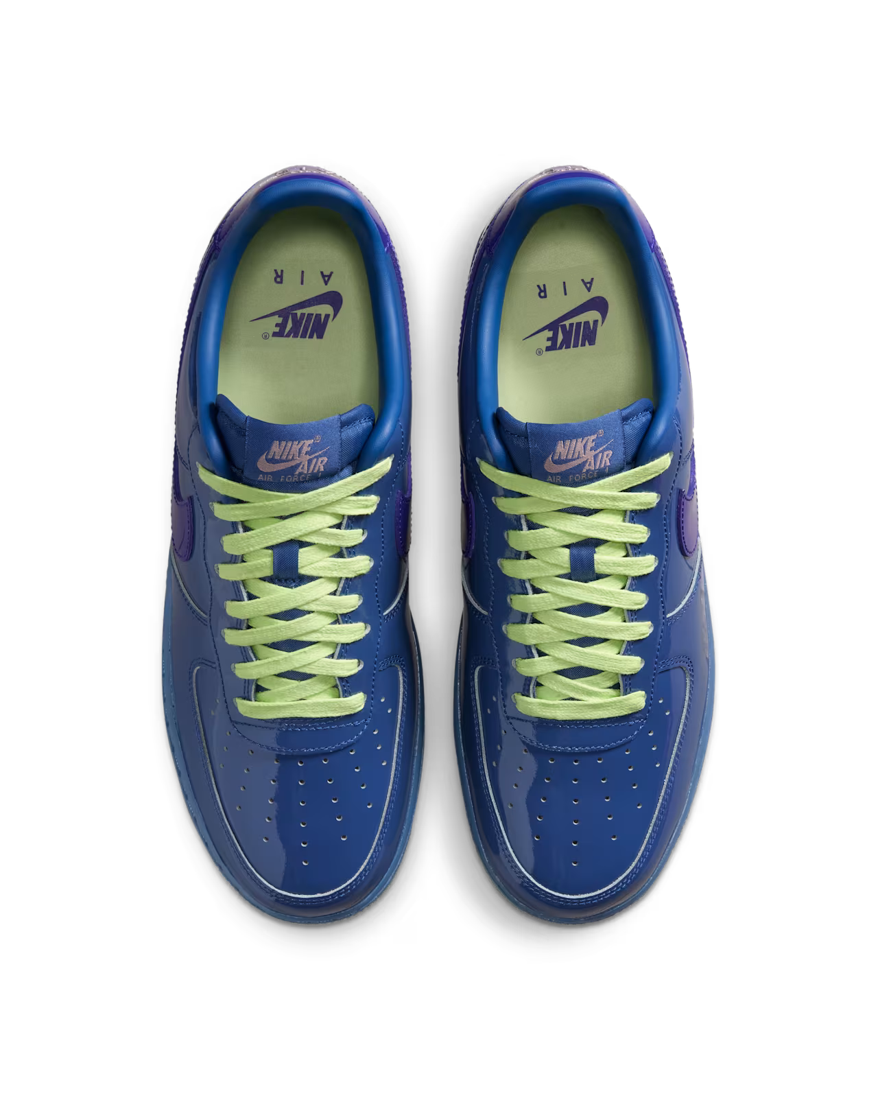 Air Force 1 Low Patent Leather Mystic Navy Grape Ice
