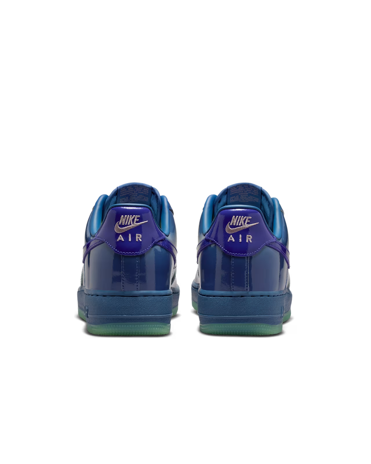 Air Force 1 Low Patent Leather Mystic Navy Grape Ice