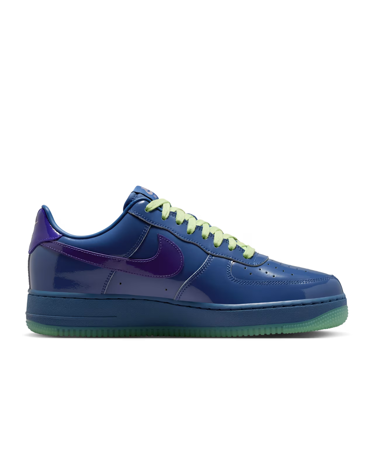 Air Force 1 Low Patent Leather Mystic Navy Grape Ice