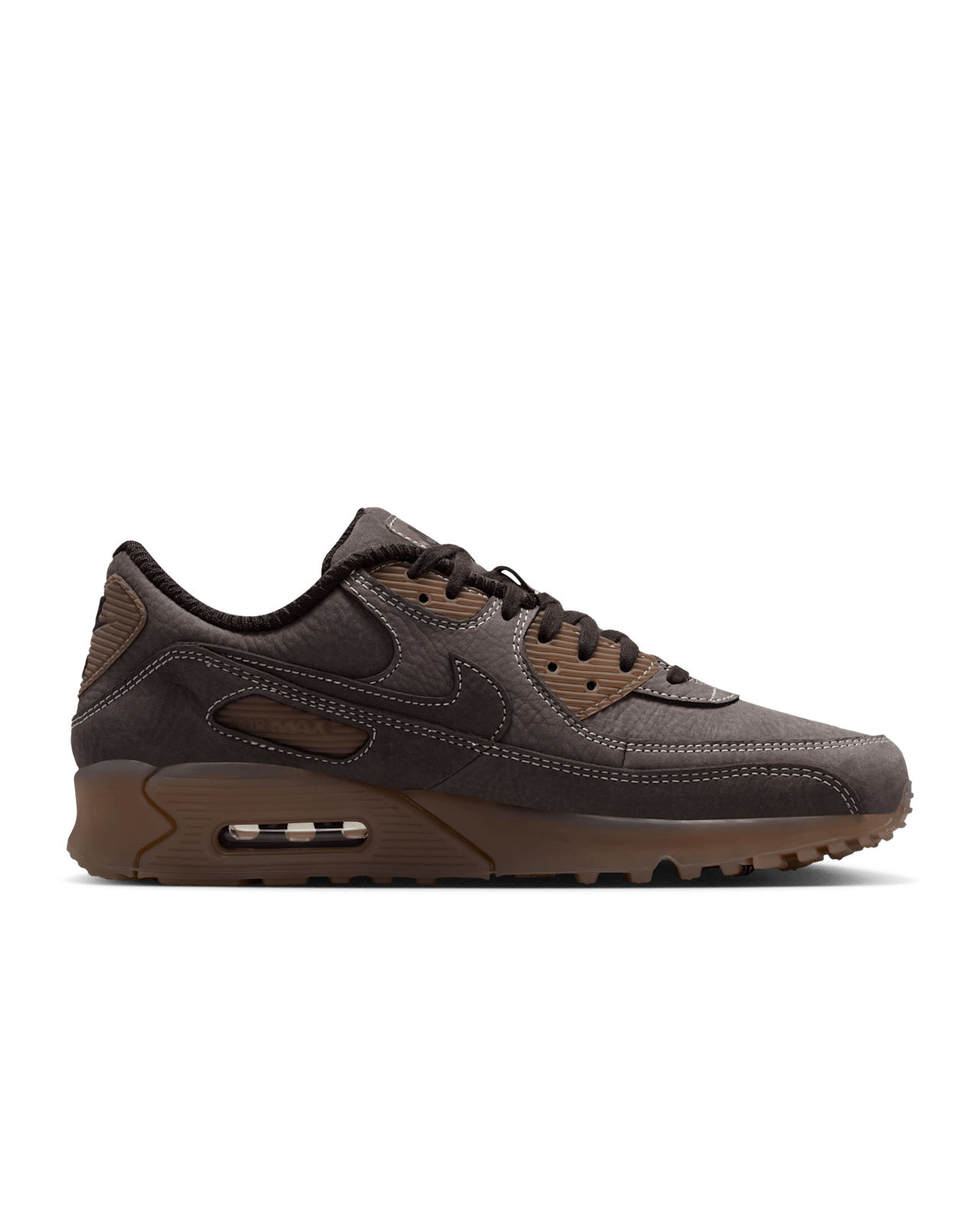 Nike Air Max 90 Shadow Brown - vista lateral interior