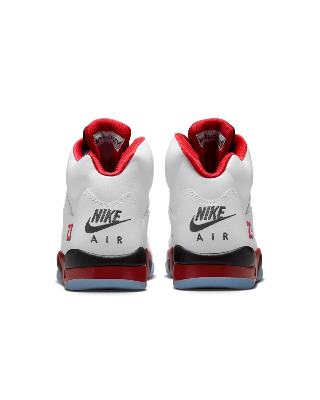 Air Jordan 5 Retro Fire Red Black Tongue