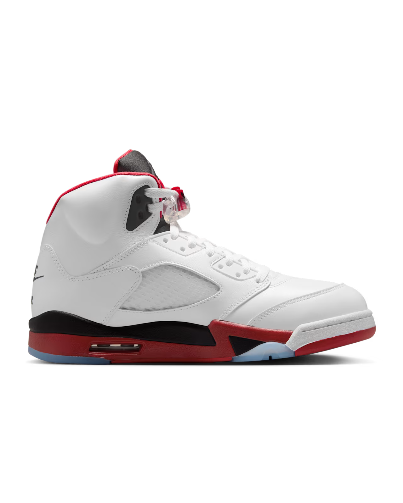Air Jordan 5 Retro Fire Red Black Tongue