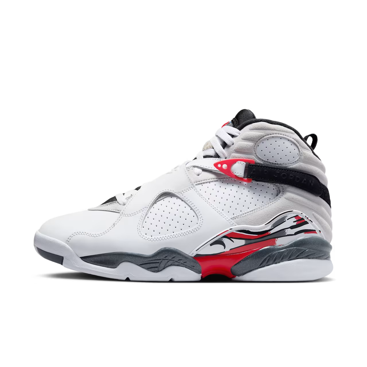 Air Jordan 8 Retro White True Red