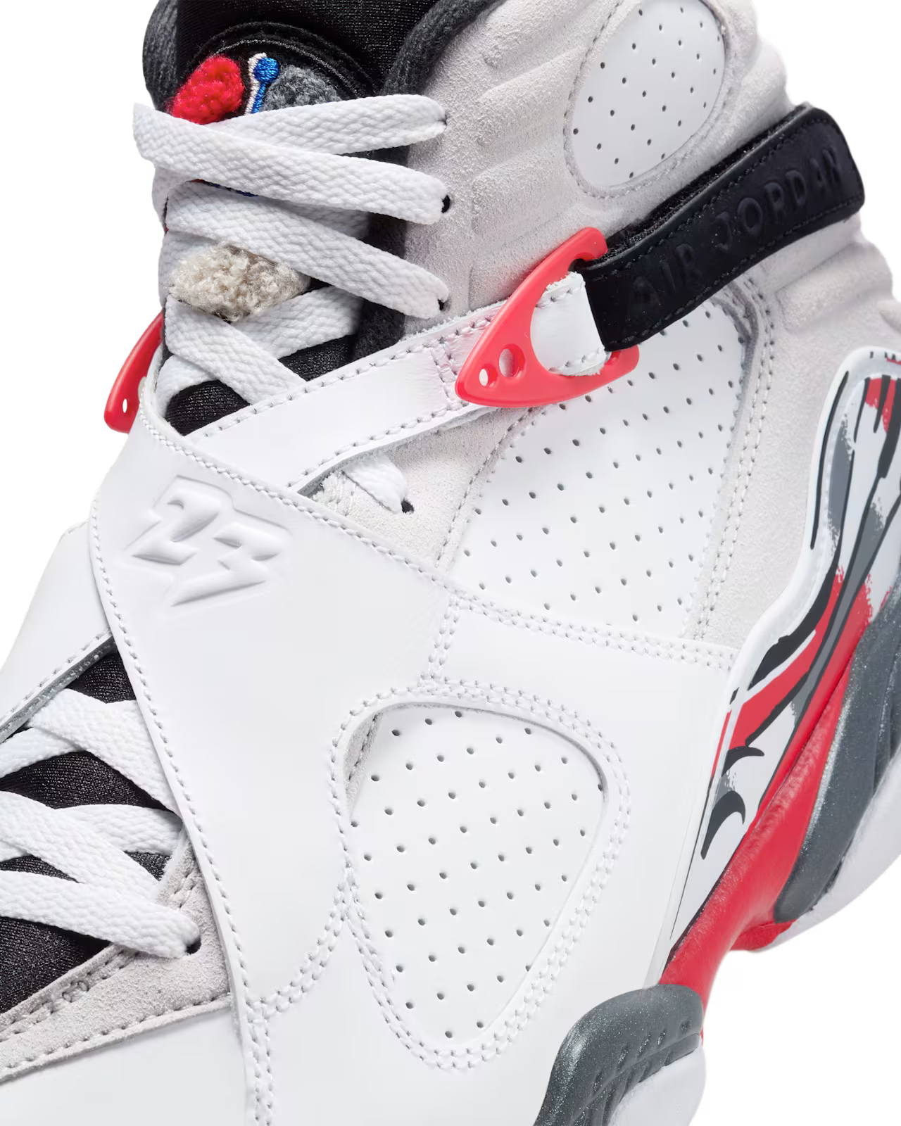 Air Jordan 8 Retro White True Red