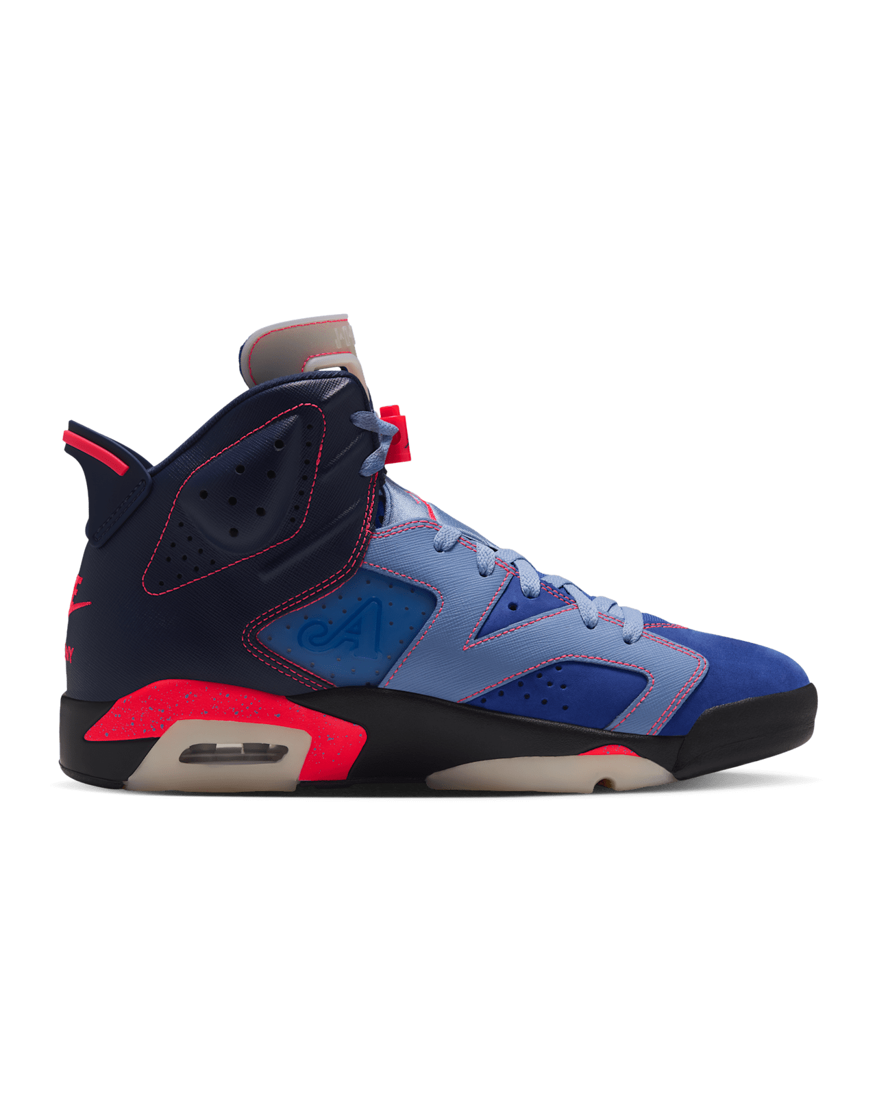 Jordan 6 Retro Awake NY Midnight Navy - vista lateral interior