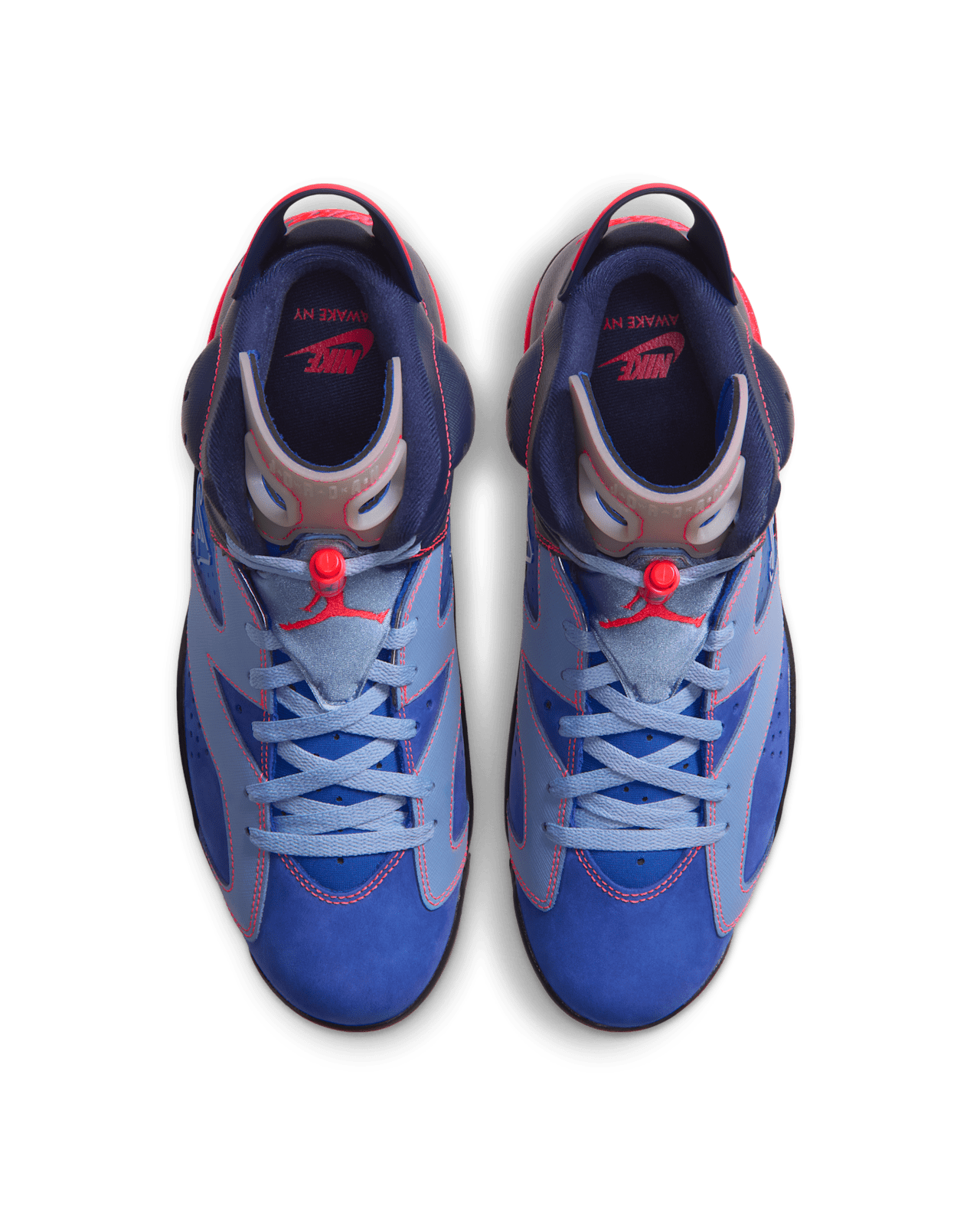 Jordan 6 Retro Awake NY Midnight Navy - vista superior