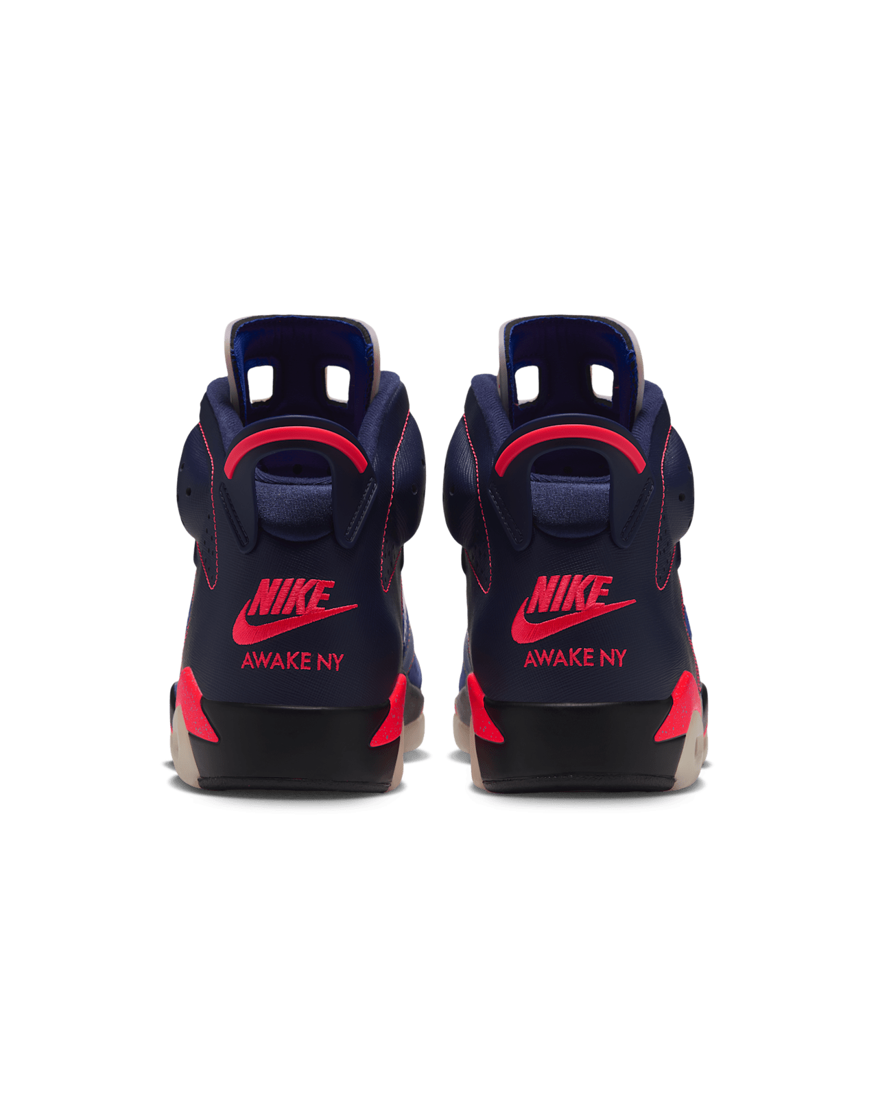 Jordan 6 Retro Awake NY Midnight Navy - vista trasera