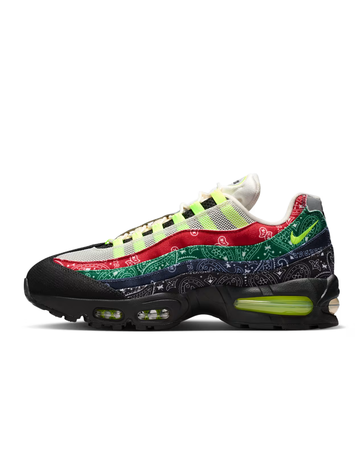 Nike Air Max 95 OG Big Bubble Neon Paisley Bandana