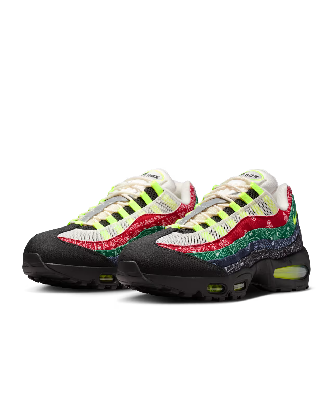 Nike Air Max 95 OG Big Bubble Neon Paisley Bandana
