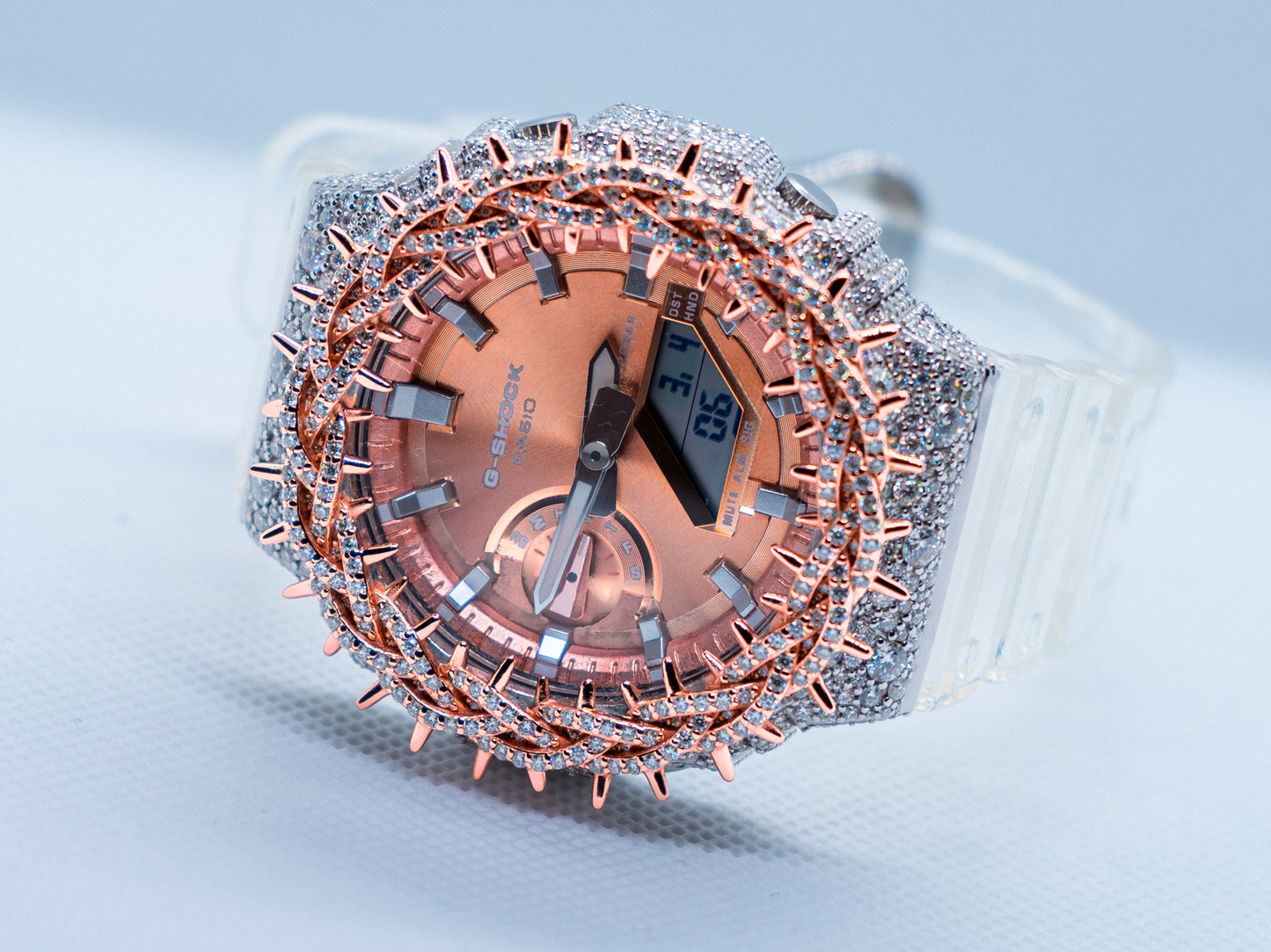 G-shock personalizado con brillantes