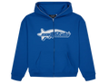 Sweat à capuche zippé Luxury Star bleu
