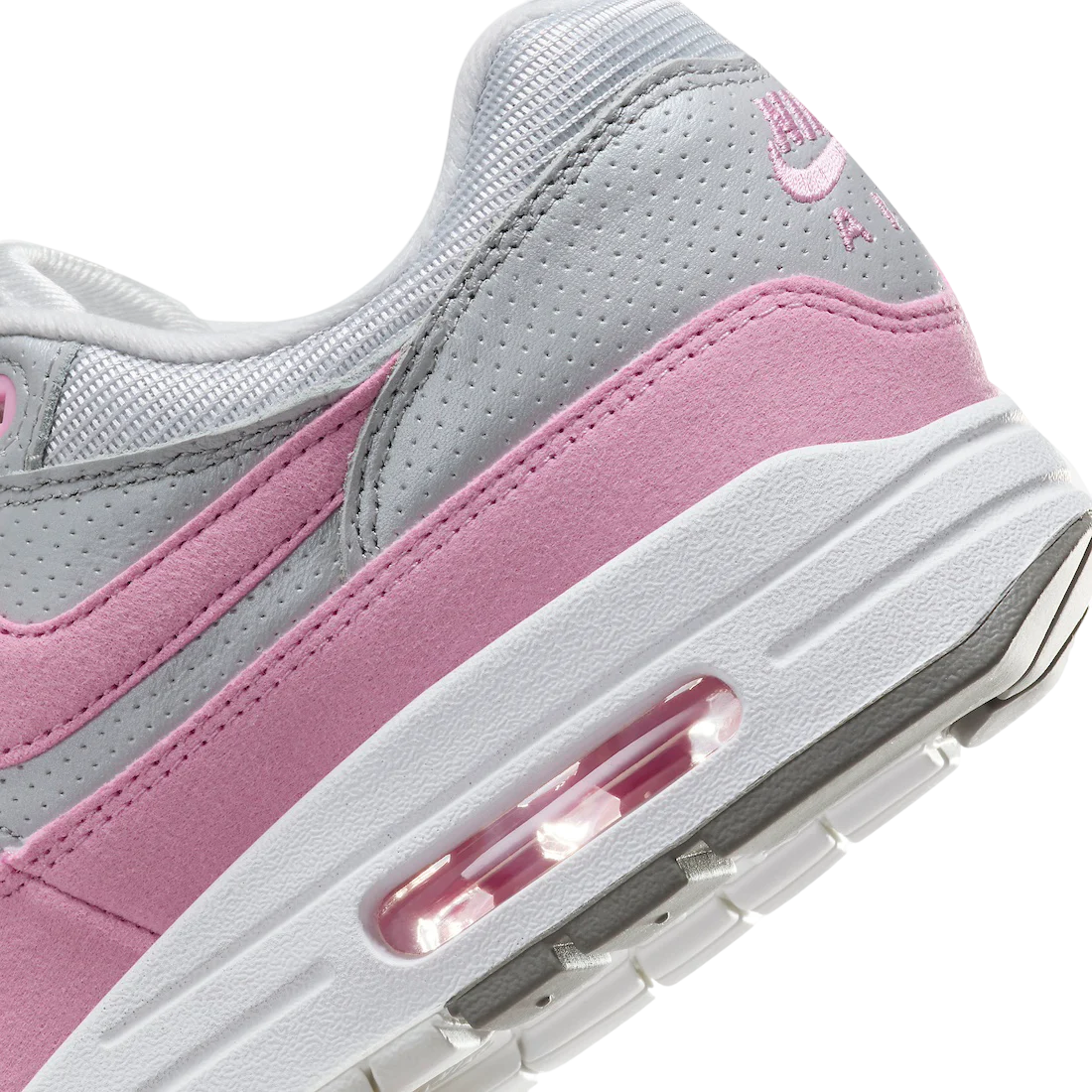 Nike Air Max 1 '87 Metallic Platinum Pink Rise