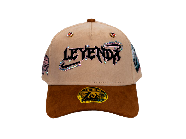 LEYENDA SNAPBACK.4 brown pink
