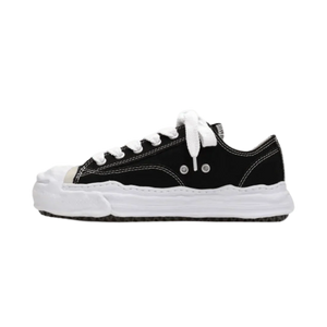 MAISON MIHARA YASUHIRO HANK OG SOLE CANVAS LOW BLACK