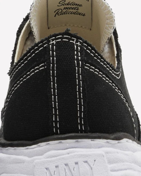 Maison Mihara Yasuhiro Peterson 23 OG Sole Canvas Low Black