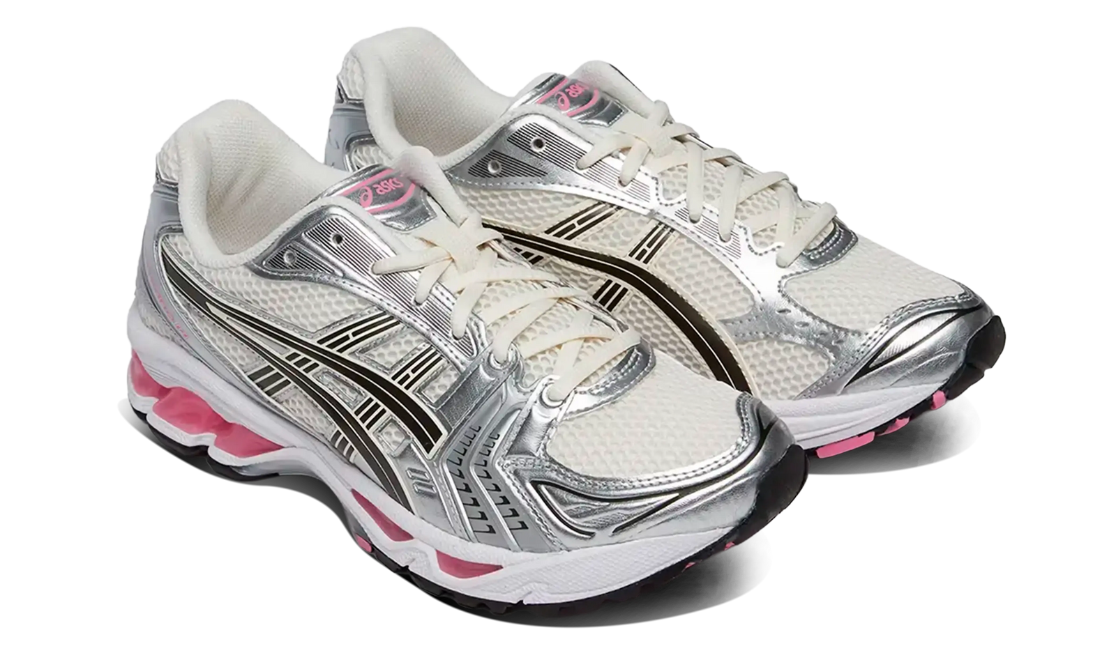 ASICS Gel-Kayano 14 Cream Sweet Pink - vista lateral interior