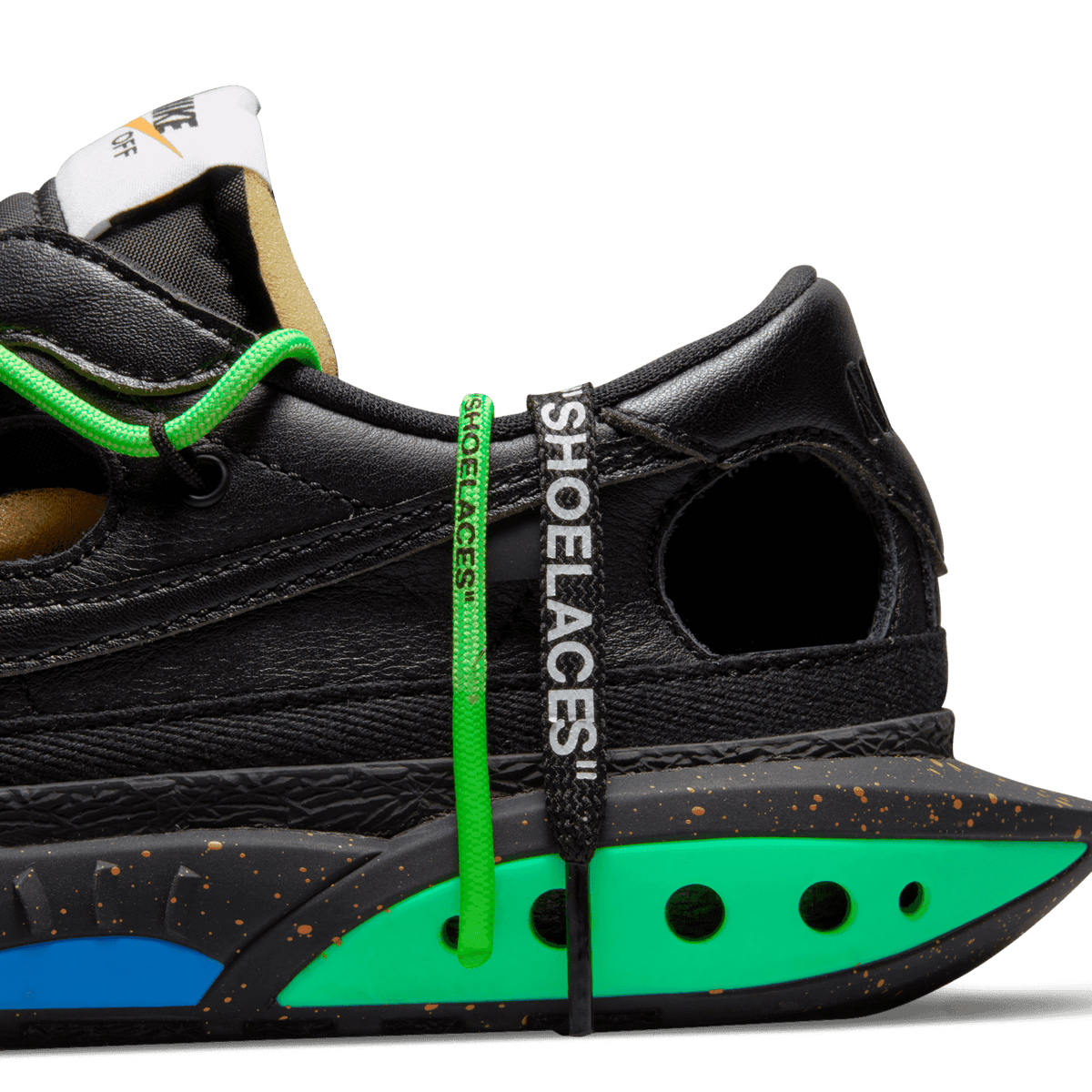 Nike Blazer Low 77 Off-White Electro Green 9