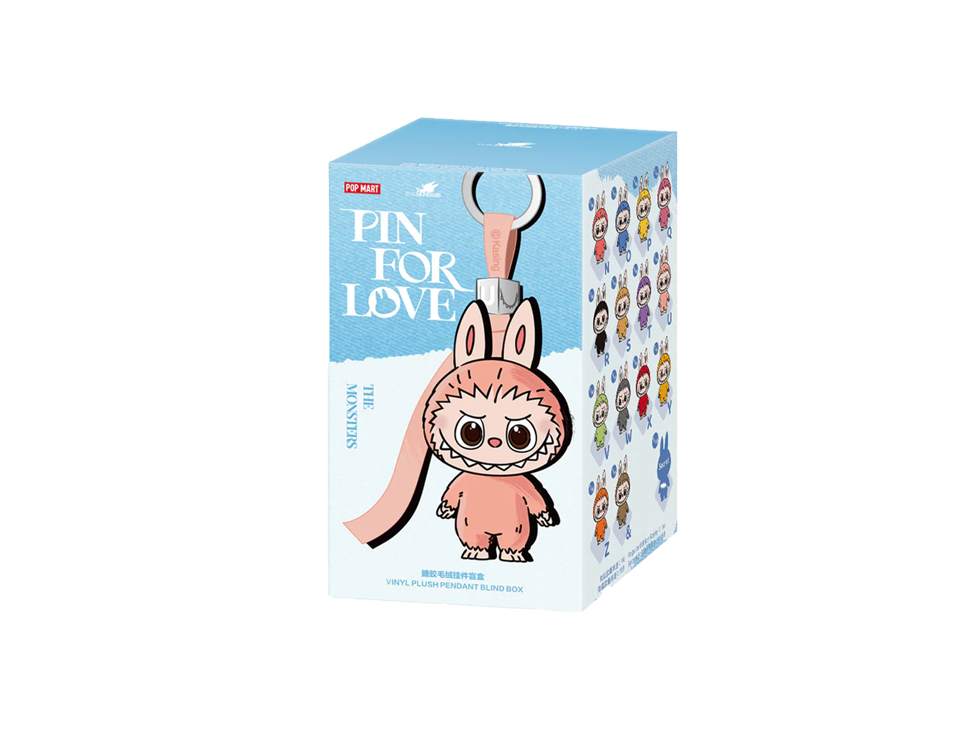 Pop Mart Labubu The Monsters Pin for Love Series (N-Z)