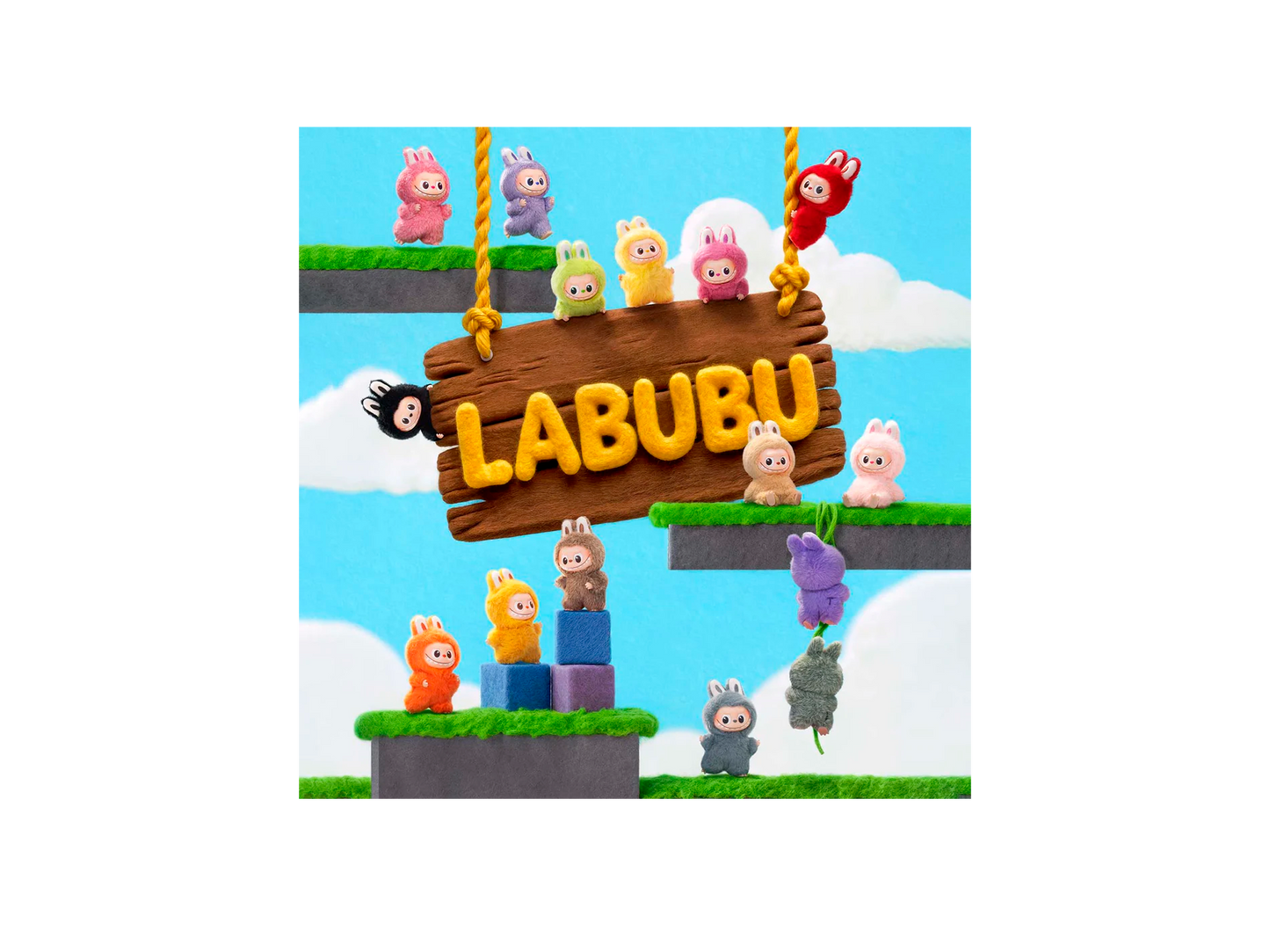 Pop Mart Labubu The Monsters Pin for Love Series (N-Z)