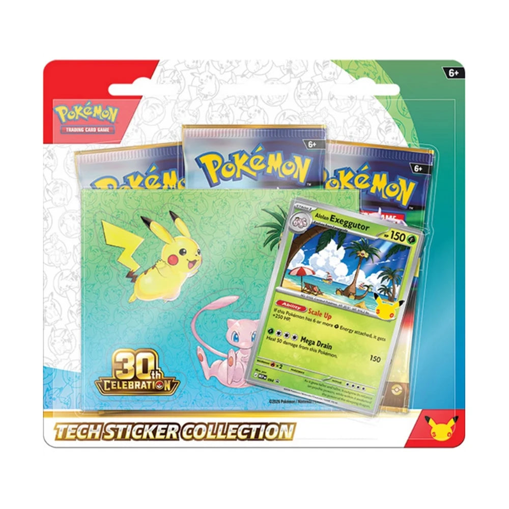 2026 Pokémon Mega Evolution 30th Celebration Tech Sticker Collection: Exeggutor Promo