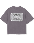 Tee-shirt avec anneau argenté