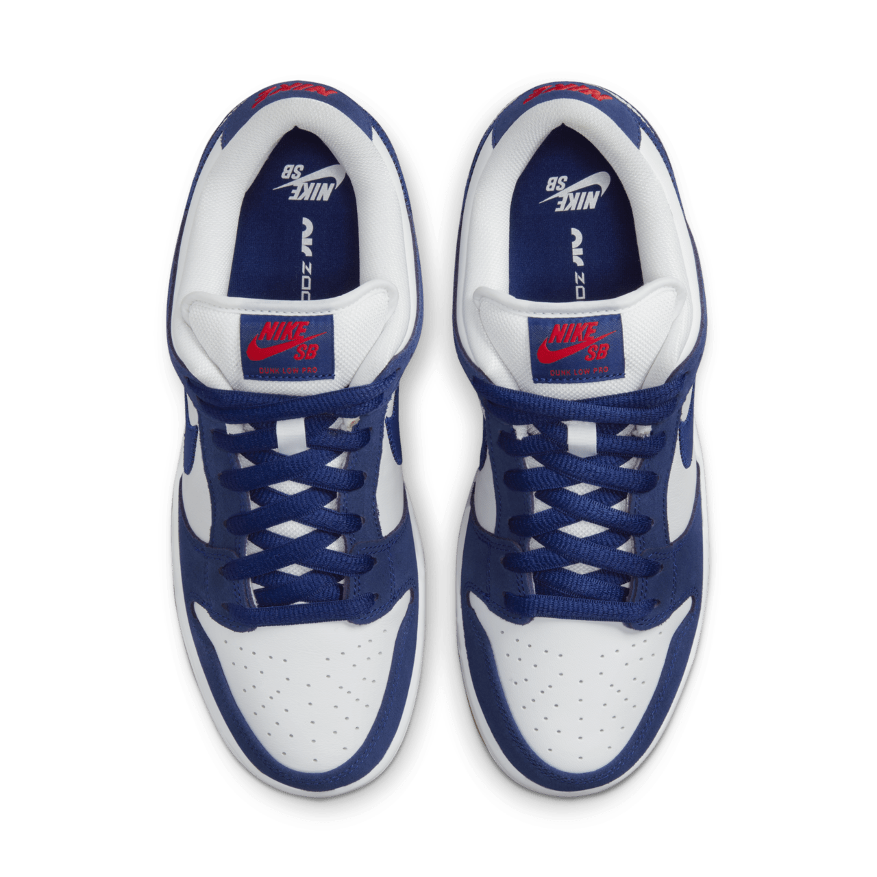 Nike SB Dunk Low Premium Los Angeles Dodgers - vista superior