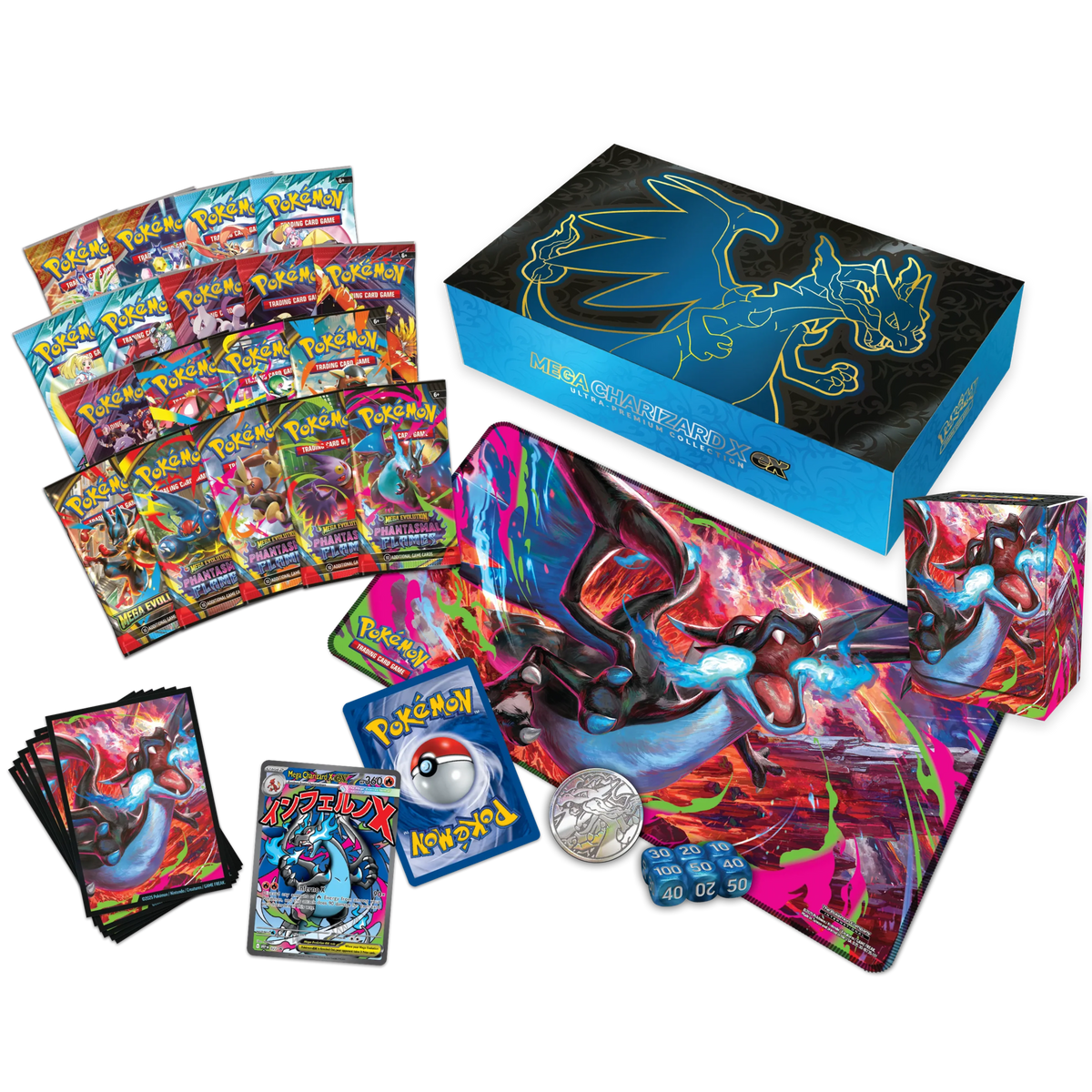 2025 Pokémon Mega Evolution Charizard X ex Ultra-Premium Collection
