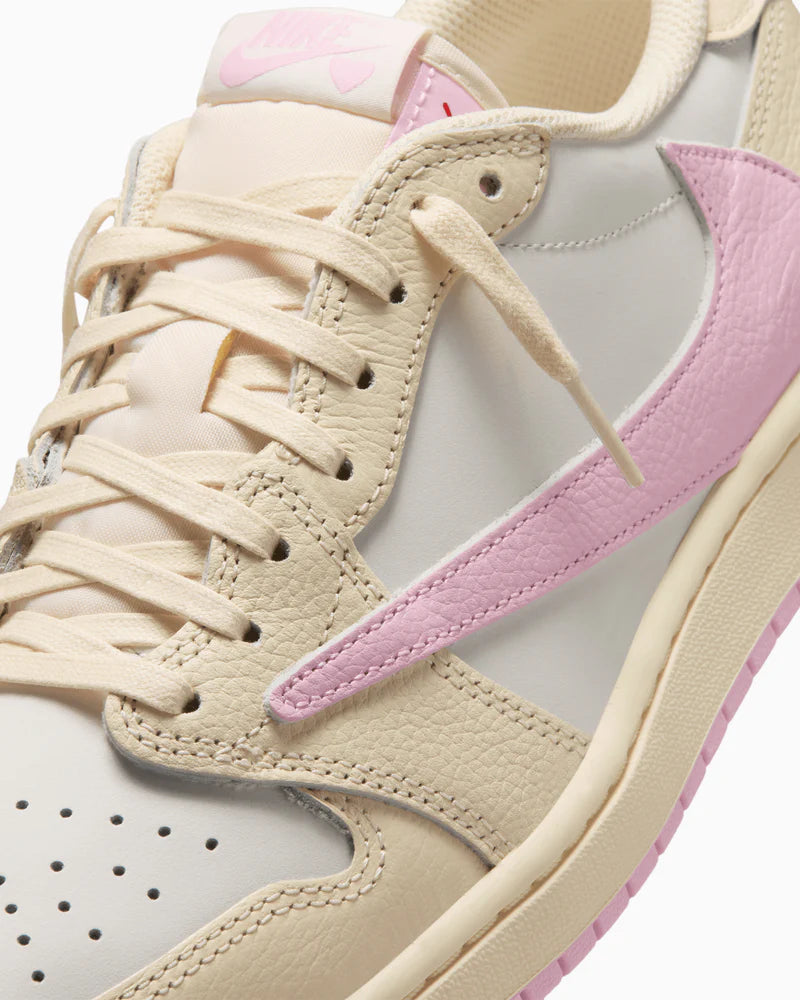 Air Jordan 1 Low x Travis Scott Muslin and Shy Pink
