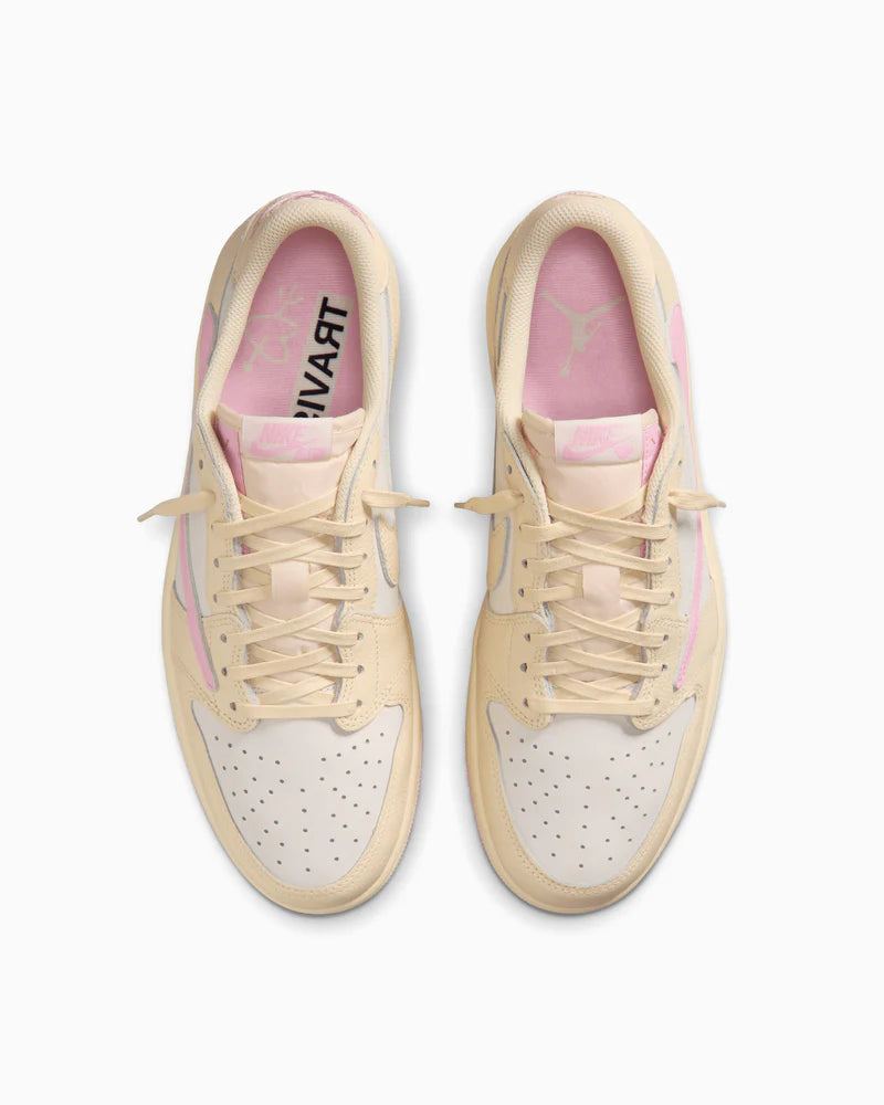 Air Jordan 1 Low x Travis Scott Muslin and Shy Pink