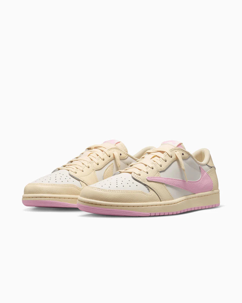 Air Jordan 1 Low x Travis Scott Muslin and Shy Pink