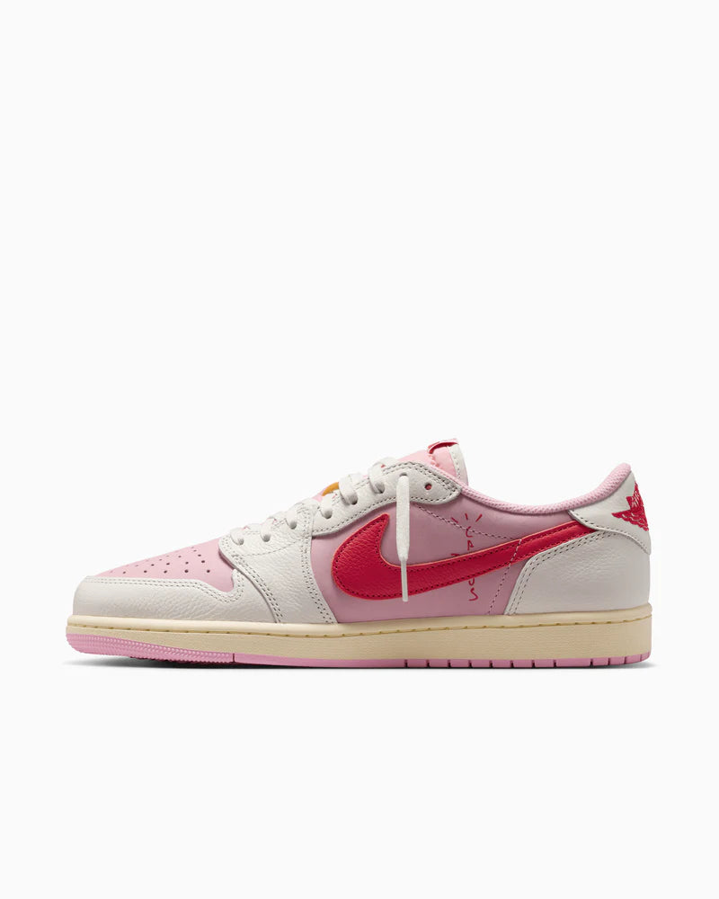 Air Jordan 1 Low x Travis Scott Shy Pink and Tropical Pink