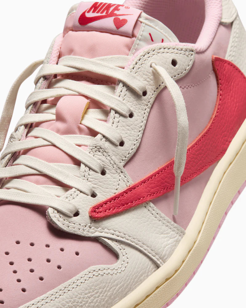 Air Jordan 1 Low x Travis Scott Shy Pink and Tropical Pink