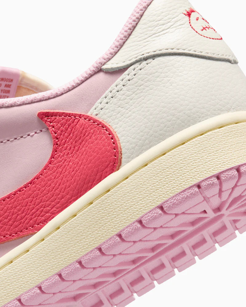 Air Jordan 1 Low x Travis Scott Shy Pink and Tropical Pink