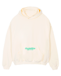 Sweat à capuche étoilé crème